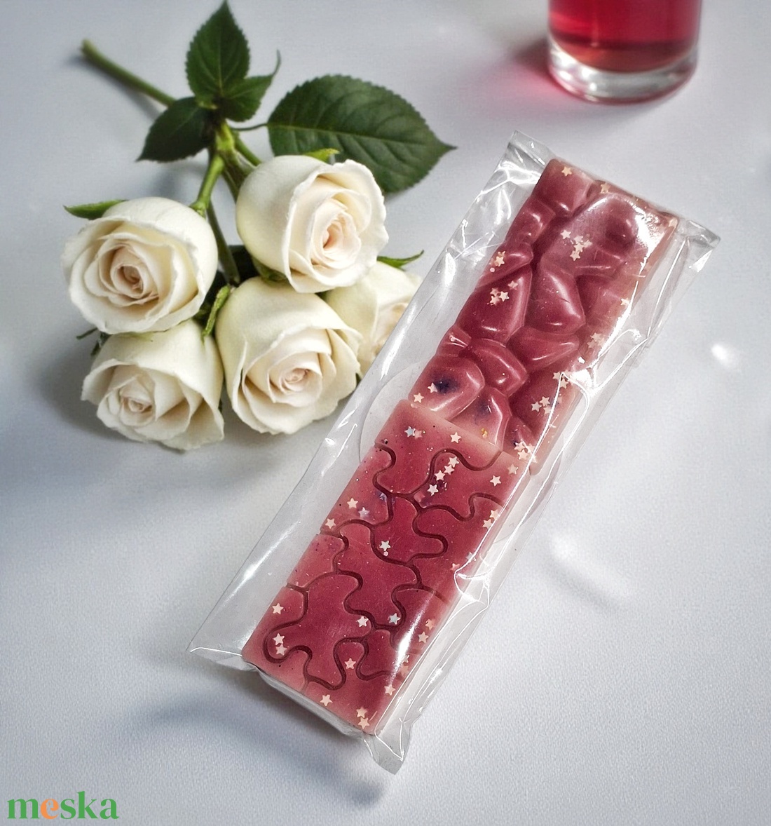 Illatviasz  Bazsarózsa illat - otthon & életmód - gyertya, illat, aroma - illatviasz - Meska.hu