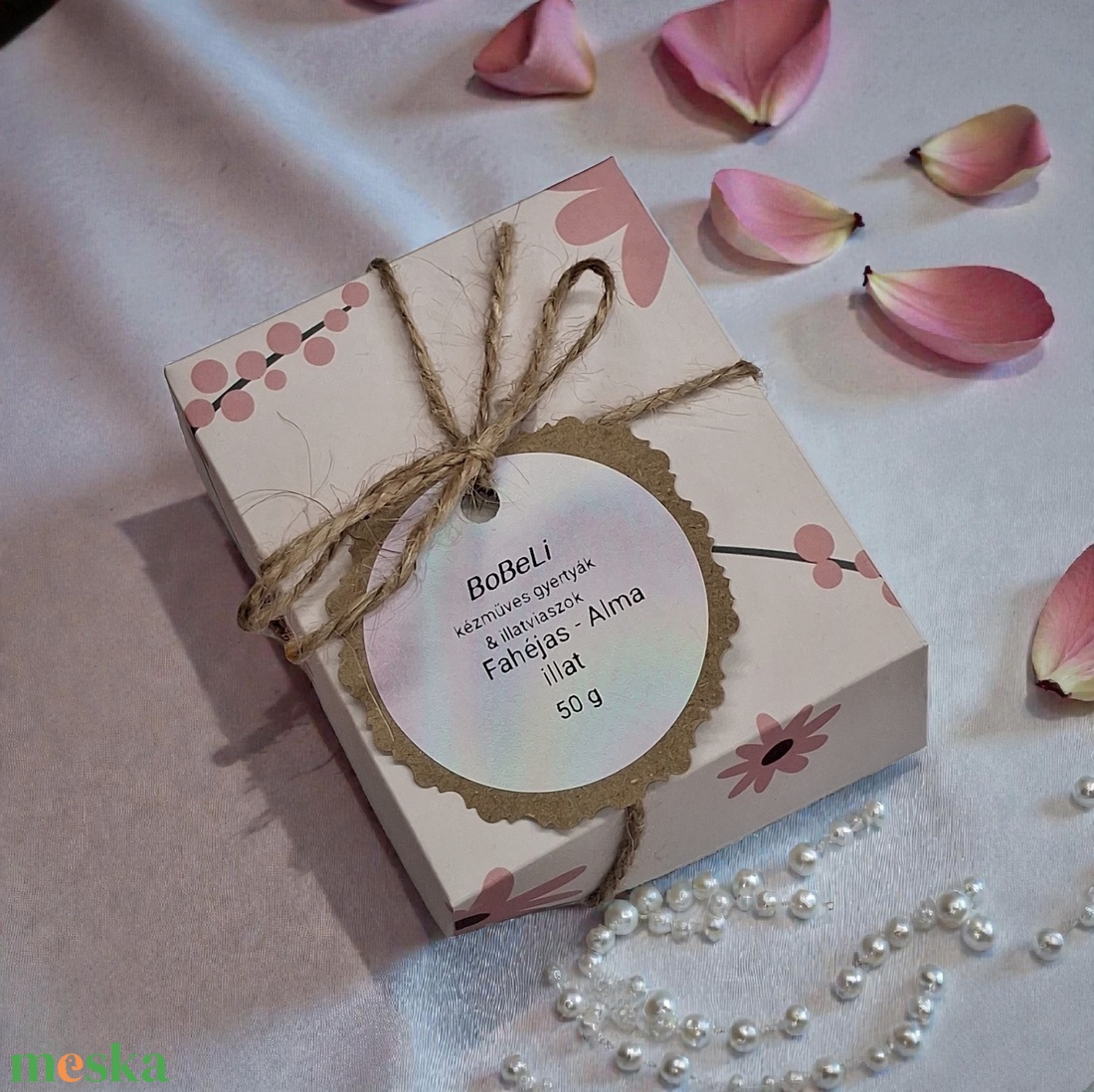 Fahéjas Alma illatviasz  - otthon & életmód - gyertya, illat, aroma - illatviasz - Meska.hu