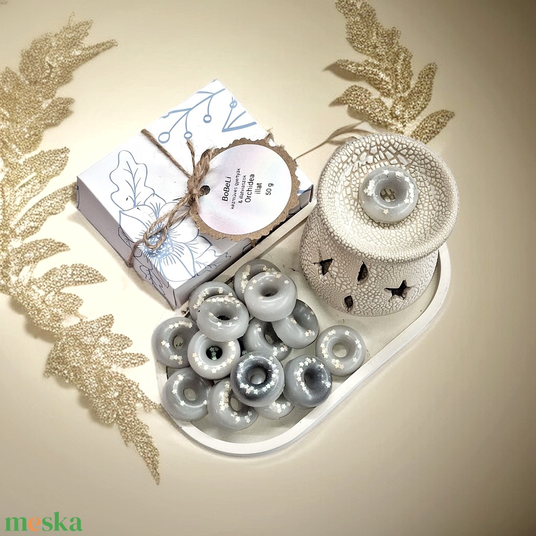 Illatviasz Orchidea illattal - otthon & életmód - gyertya, illat, aroma - illatviasz - Meska.hu