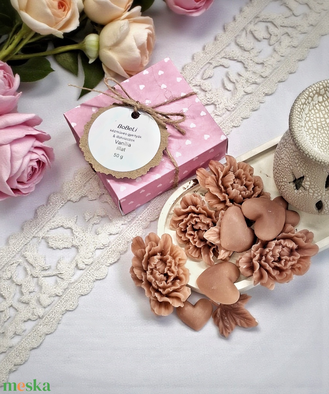 Vanília illatú törhető illatviasz - otthon & életmód - gyertya, illat, aroma - illatviasz - Meska.hu