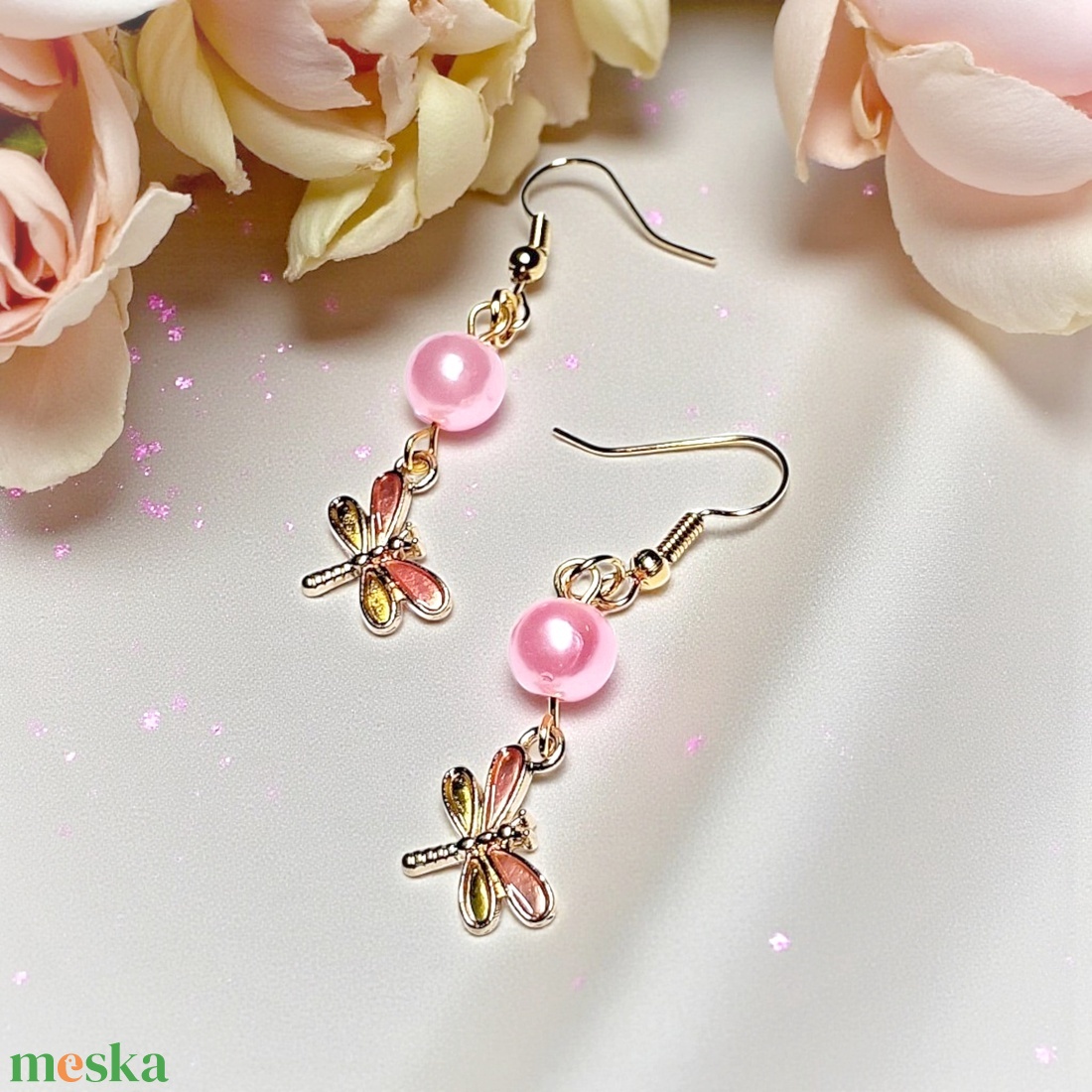 Fülbevaló díszcsomagolásban  - ékszer - fülbevaló - lógó fülbevaló - Meska.hu