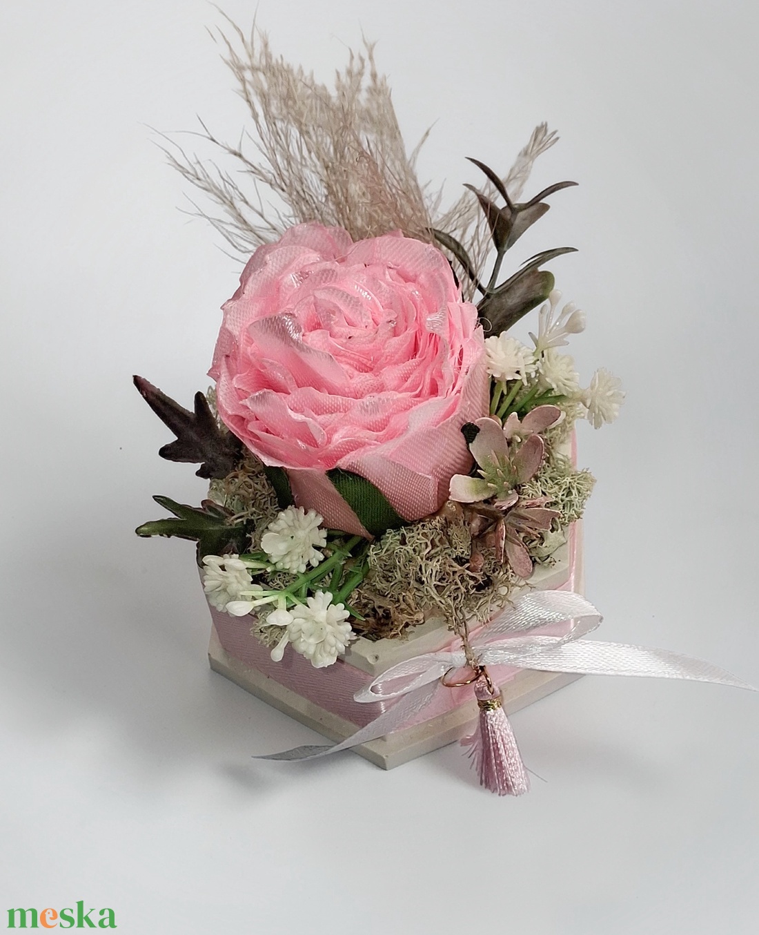  Anyák napi rózsa dekoráció  - otthon & életmód - dekoráció - asztal és polc dekoráció - asztaldísz - Meska.hu