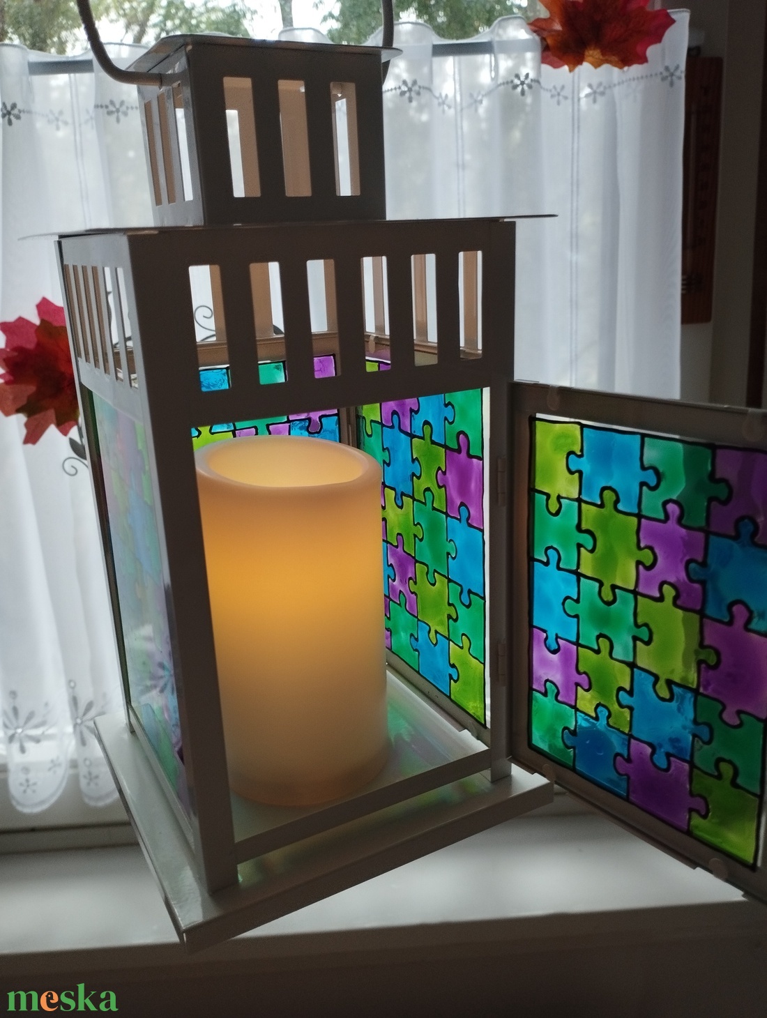 Lámpás - Puzzle - otthon & életmód - dekoráció - dísztárgy - Meska.hu Lámpás - Puzzle - otthon & életmód - dekoráció - dísztárgy - Meska.hu