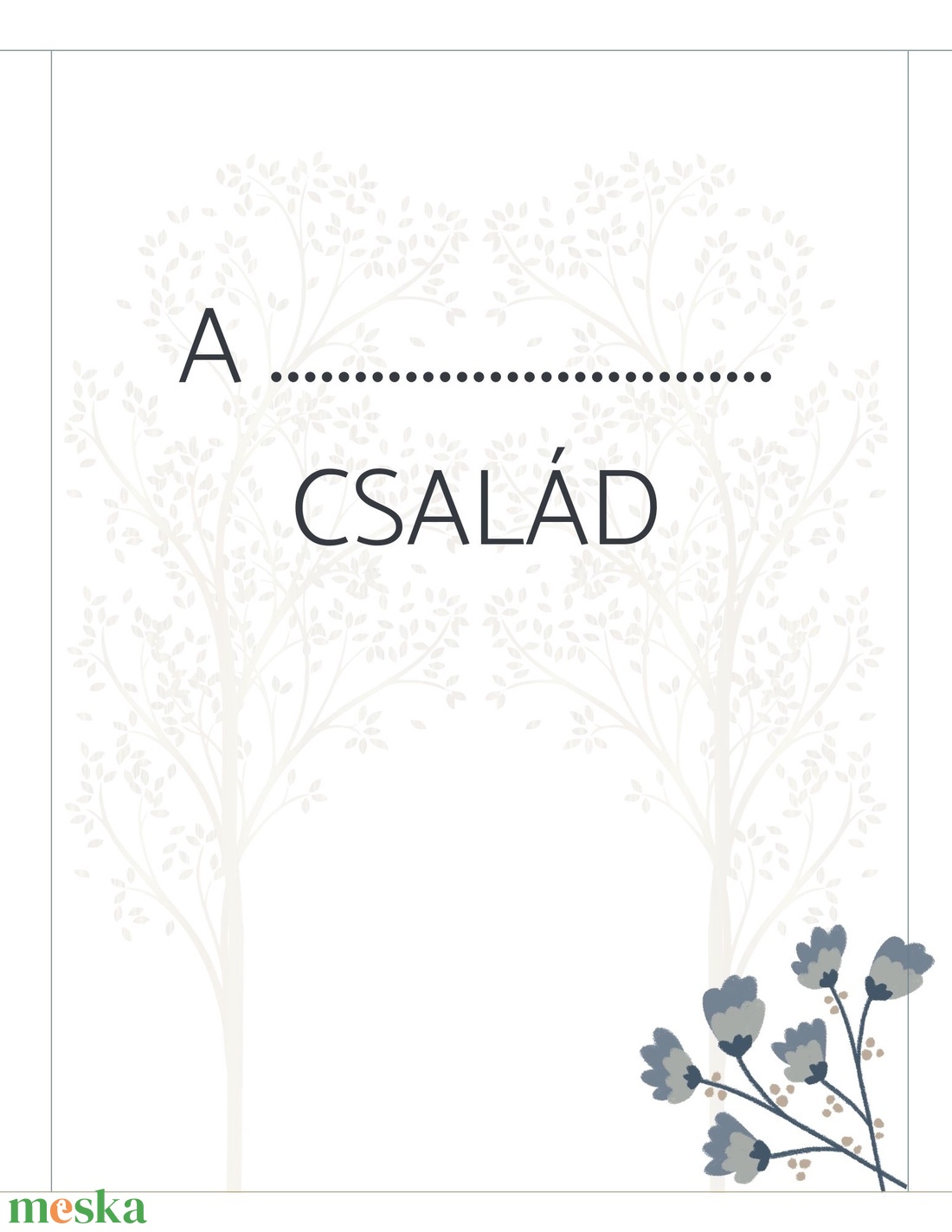 Anyáknapi családfa összeállítás sablon (kék változat) - művészet - grafika & illusztráció - digitális - Meska.hu Anyáknapi családfa összeállítás sablon (kék változat) - művészet - grafika & illusztráció - digitális - Meska.hu