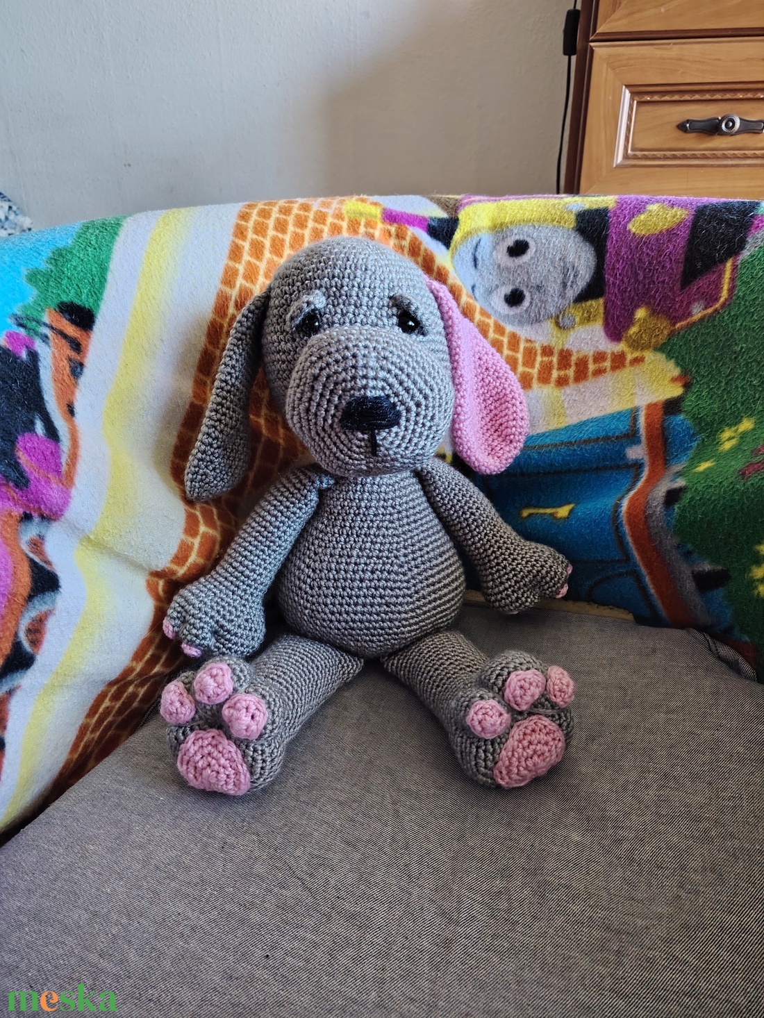 Horgolt amigurumi kutyus - játék & sport - plüssállat & játékfigura - kutya - Meska.hu