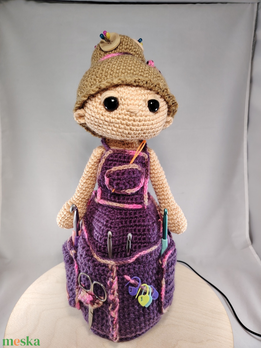 Horgolt segítő nagyi  - kellékek & szerszámok - szerszámok, eszközök - eszköz kötéshez, horgoláshoz - Meska.hu