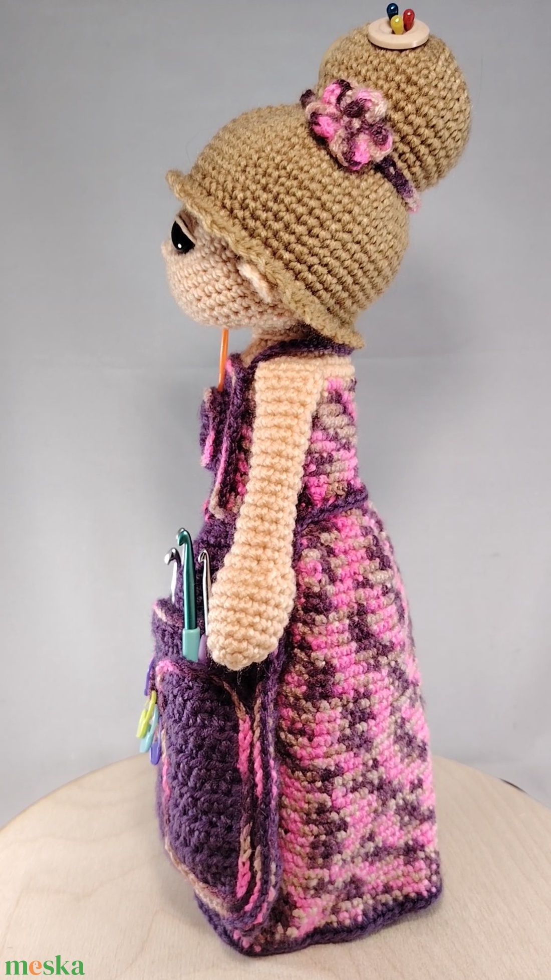 Horgolt segítő nagyi  - kellékek & szerszámok - szerszámok, eszközök - eszköz kötéshez, horgoláshoz - Meska.hu