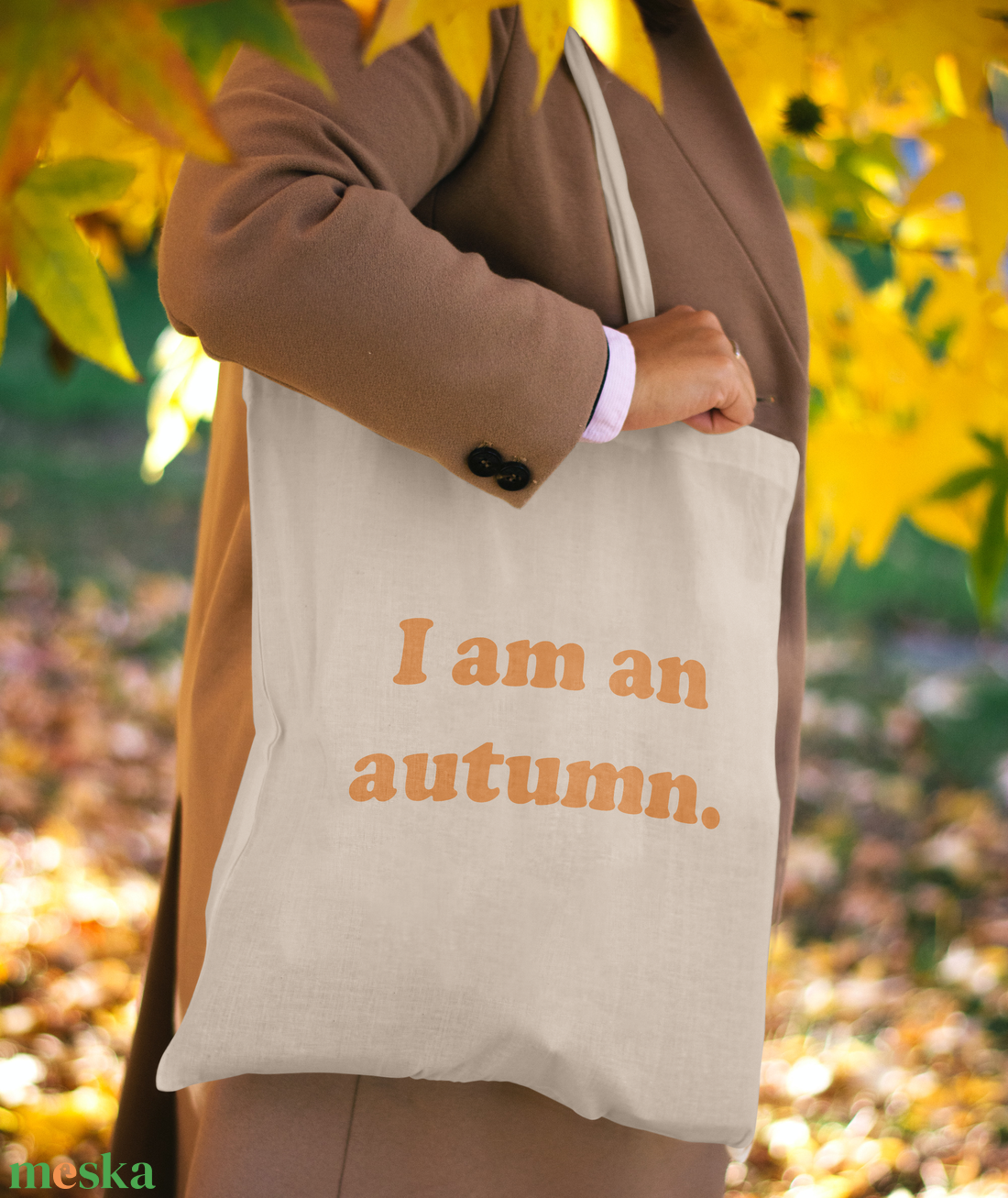 Gilmore vászontáska I am an autumn. felirattal - táska & tok - bevásárlás & shopper táska - shopper, textiltáska, szatyor - Meska.hu Gilmore vászontáska I am an autumn. felirattal - táska & tok - bevásárlás & shopper táska - shopper, textiltáska, szatyor - Meska.hu