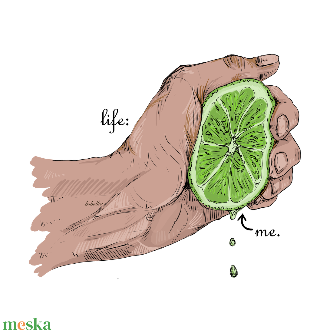 Póló Life is a lime grafikával - ruha & divat - férfi ruha - póló - Meska.hu Póló Life is a lime grafikával - ruha & divat - férfi ruha - póló - Meska.hu