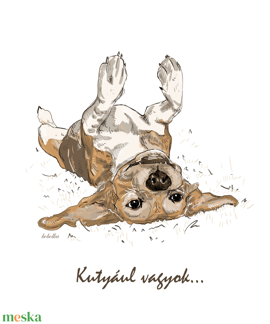 Póló Kutyául vagyok... grafikával - ruha & divat - női ruha - póló, felső - Meska.hu Póló Kutyául vagyok... grafikával - ruha & divat - női ruha - póló, felső - Meska.hu