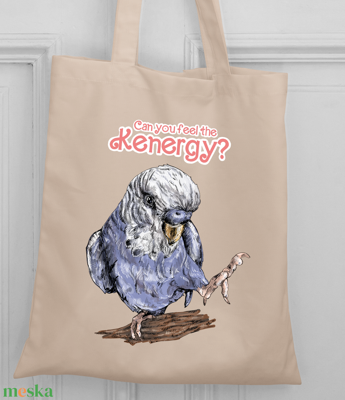 Vászontáska Can you feel the Kenergy? grafikával - táska & tok - bevásárlás & shopper táska - shopper, textiltáska, szatyor - Meska.hu Vászontáska Can you feel the Kenergy? grafikával - táska & tok - bevásárlás & shopper táska - shopper, textiltáska, szatyor - Meska.hu