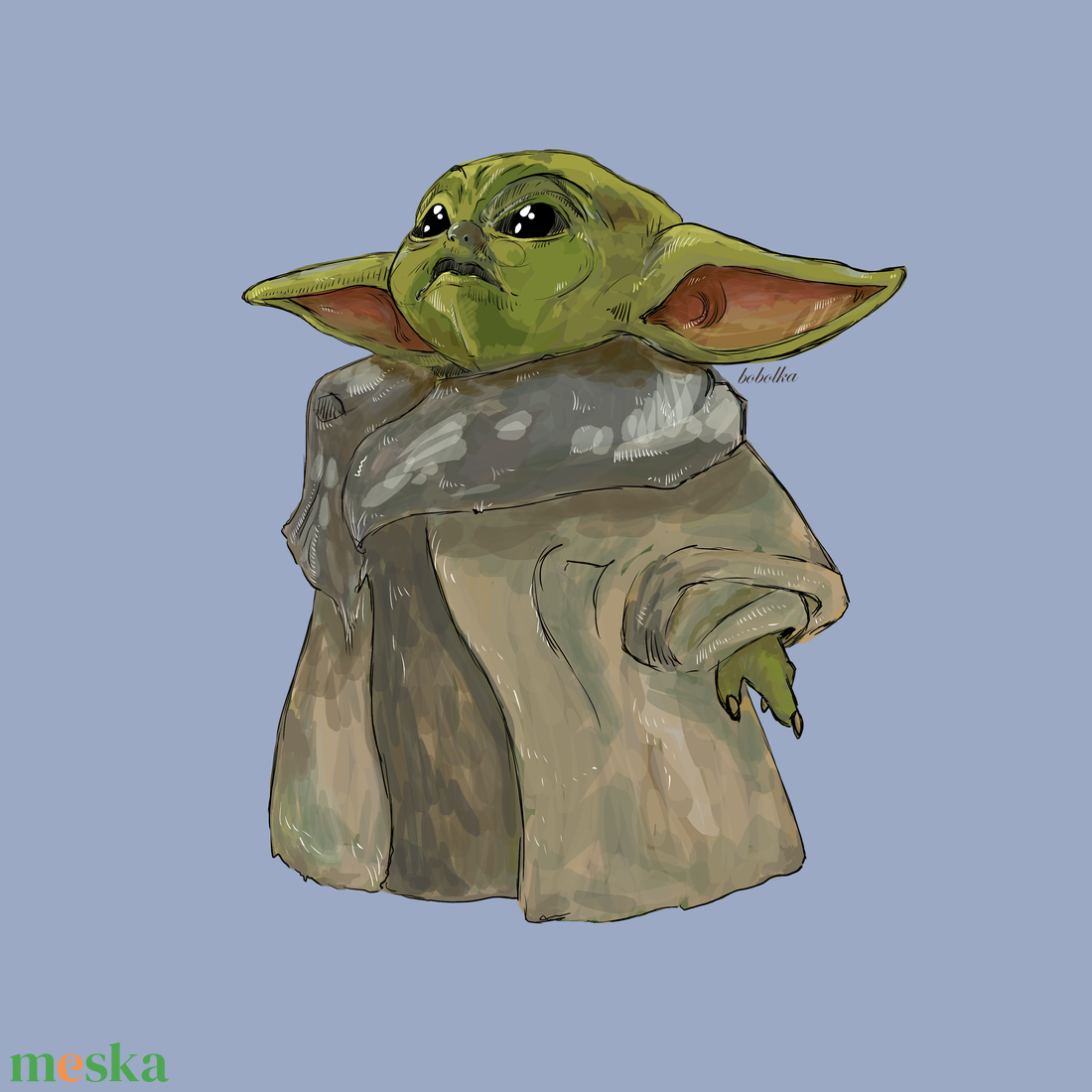 Póló Baby Yoda grafikával - ruha & divat - férfi ruha - póló - Meska.hu Póló Baby Yoda grafikával - ruha & divat - férfi ruha - póló - Meska.hu