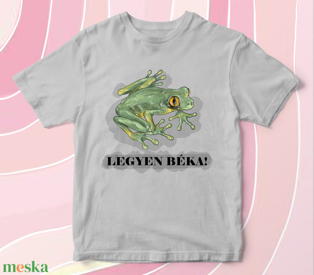 Egyedi grafikás, LEGYEN BÉKA! mintás póló - ruha & divat - női ruha - póló, felső - Meska.hu Egyedi grafikás, LEGYEN BÉKA! mintás póló - ruha & divat - női ruha - póló, felső - Meska.hu