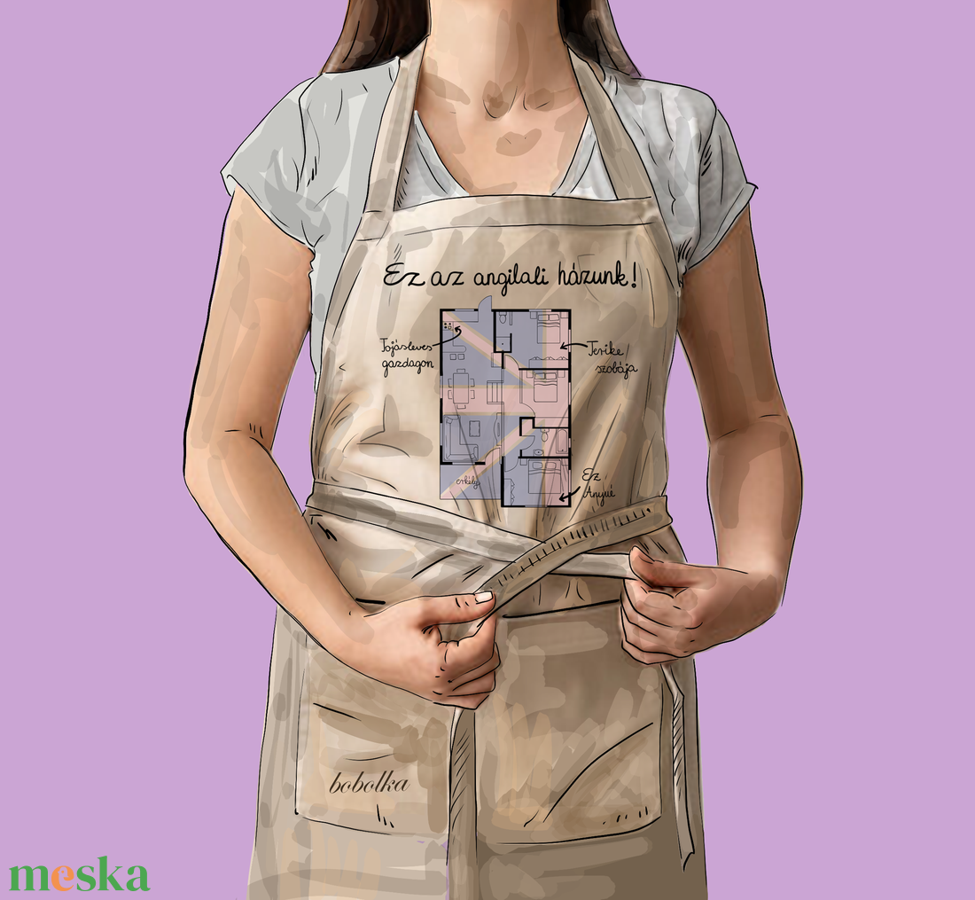 Pamut kötény Ez az angilal házunk! grafikával - otthon & életmód - konyhafelszerelés, tálalás - konyhai textil - kötény - Meska.hu Pamut kötény Ez az angilal házunk! grafikával - otthon & életmód - konyhafelszerelés, tálalás - konyhai textil - kötény - Meska.hu