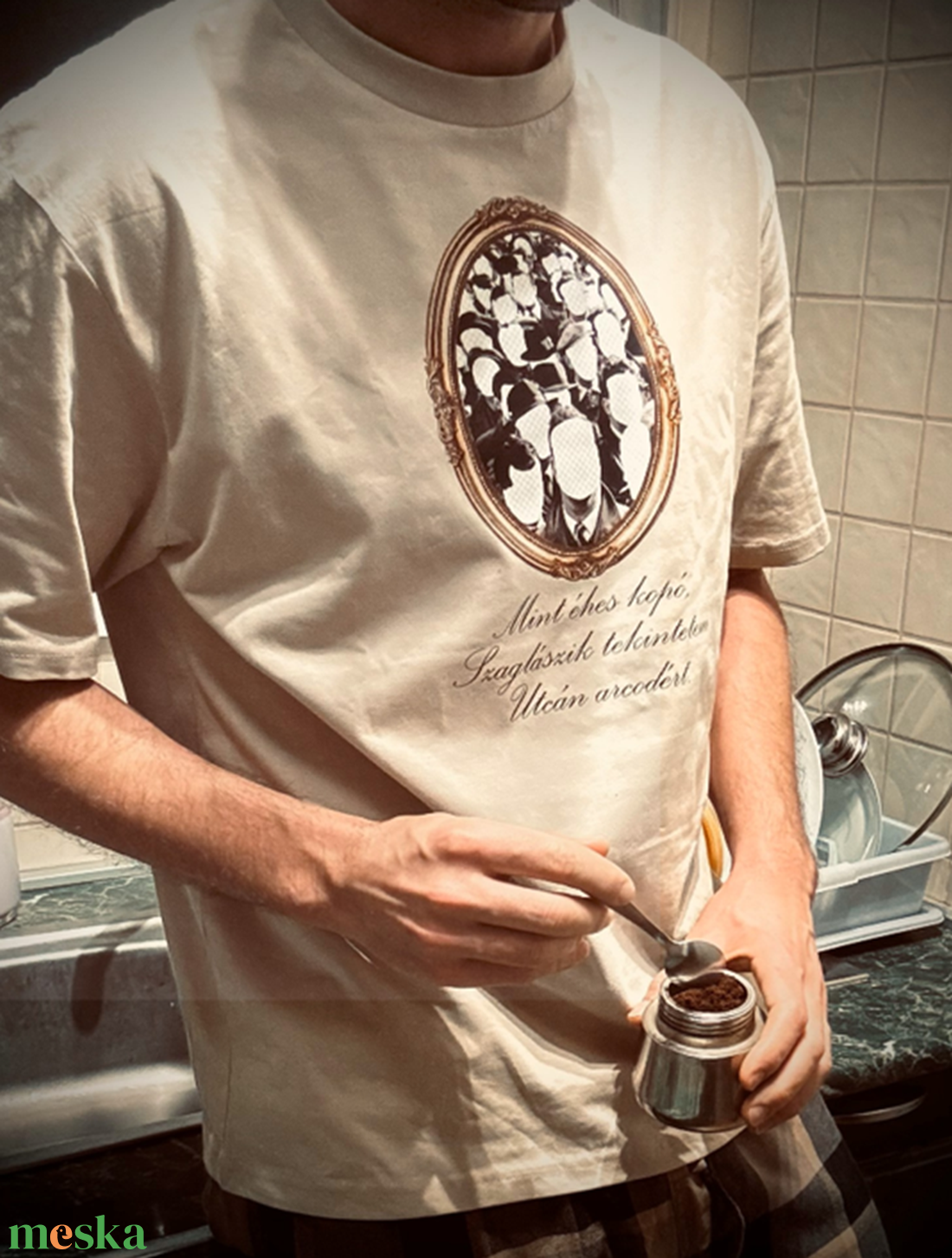 Kopó: Impulsive_expressionism X Bobolka.graphic pamut póló - ruha & divat - férfi ruha - póló - Meska.hu