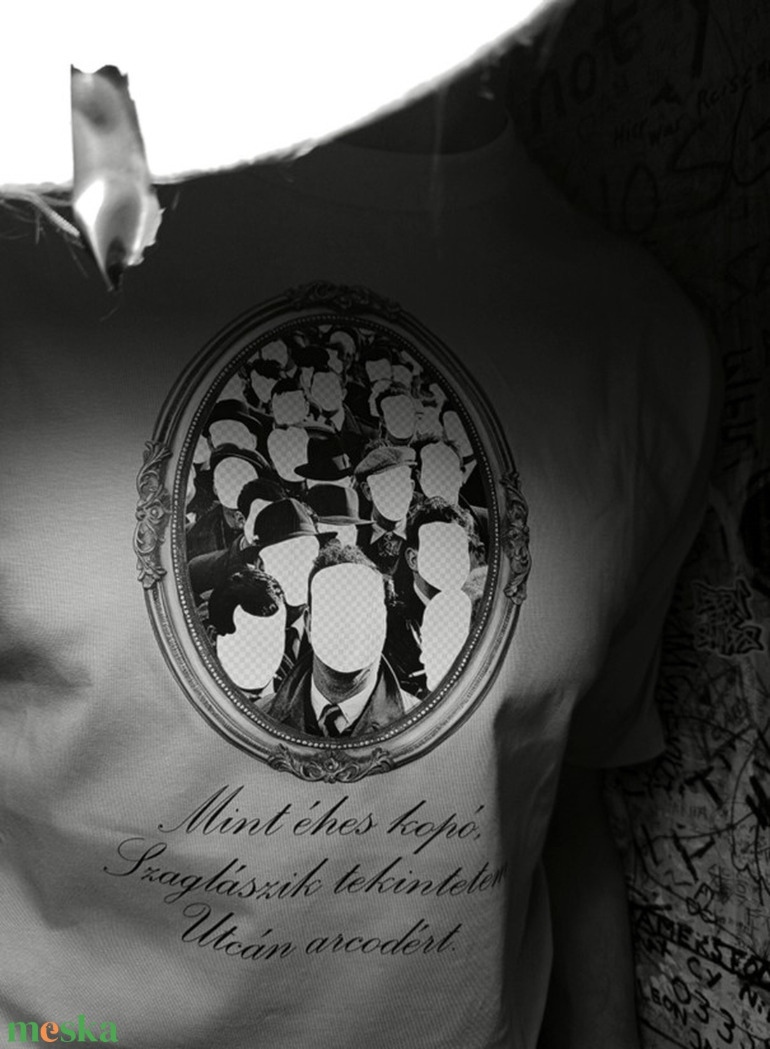 Kopó: Impulsive_expressionism X Bobolka.graphic pamut póló - ruha & divat - férfi ruha - póló - Meska.hu