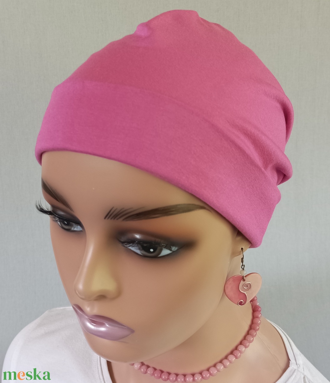 Sapka - kemoterápiás sapka - pink színű - paróka helyett - daganatos kezelések idejére is - ruha & divat - sál, sapka, kendő - kendő - Meska.hu Sapka - kemoterápiás sapka - pink színű - paróka helyett - daganatos kezelések idejére is - ruha & divat - sál, sapka, kendő - kendő - Meska.hu