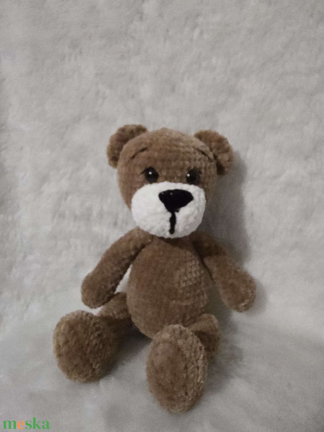 Horgolt Maci - játék & sport - plüssállat & játékfigura - maci - Meska.hu