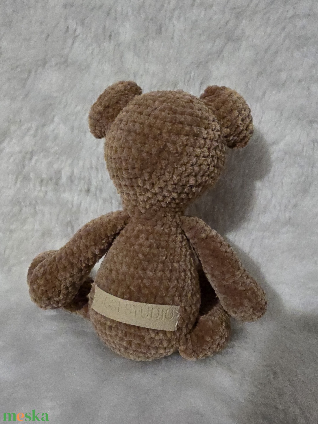 Horgolt Maci - játék & sport - plüssállat & játékfigura - maci - Meska.hu