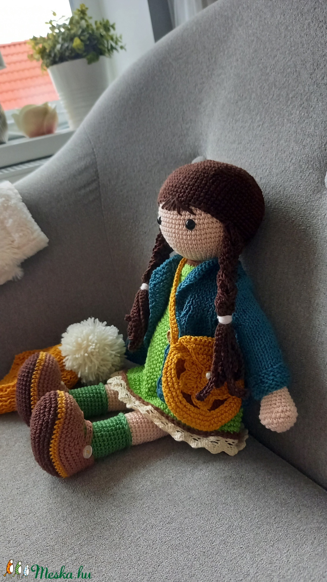 Amigurumi horgolt Alina baba - játék & sport - Meska.hu Amigurumi horgolt Alina baba - játék & sport - Meska.hu