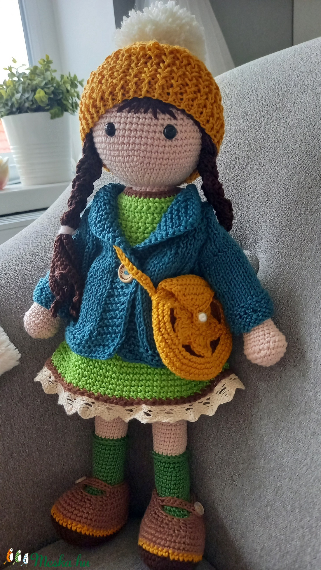Amigurumi horgolt Alina baba - játék & sport - Meska.hu Amigurumi horgolt Alina baba - játék & sport - Meska.hu