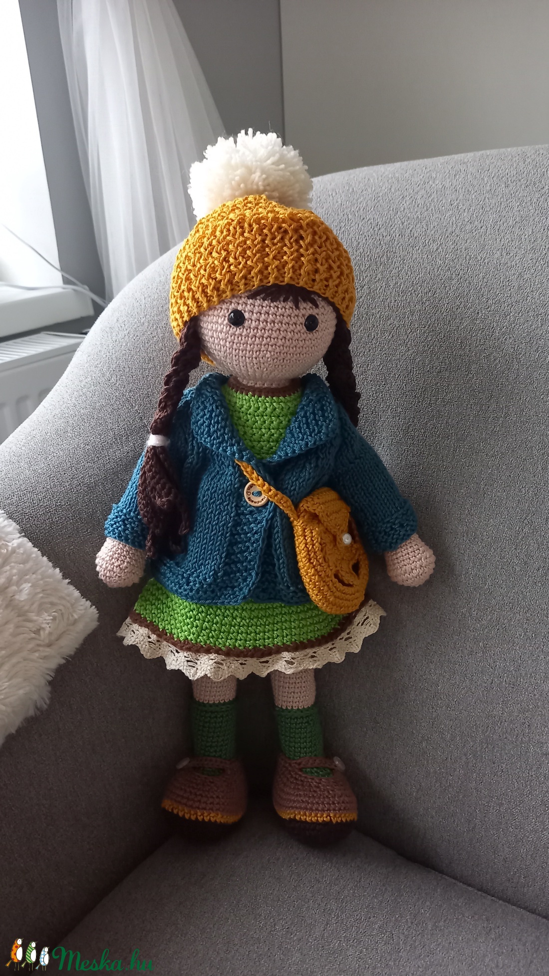Amigurumi horgolt Alina baba - játék & sport - Meska.hu Amigurumi horgolt Alina baba - játék & sport - Meska.hu