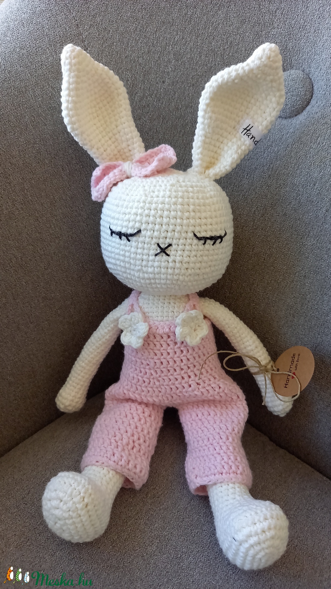 Amigurumi  horgolt Alvós nyúl  - játék & sport - Meska.hu