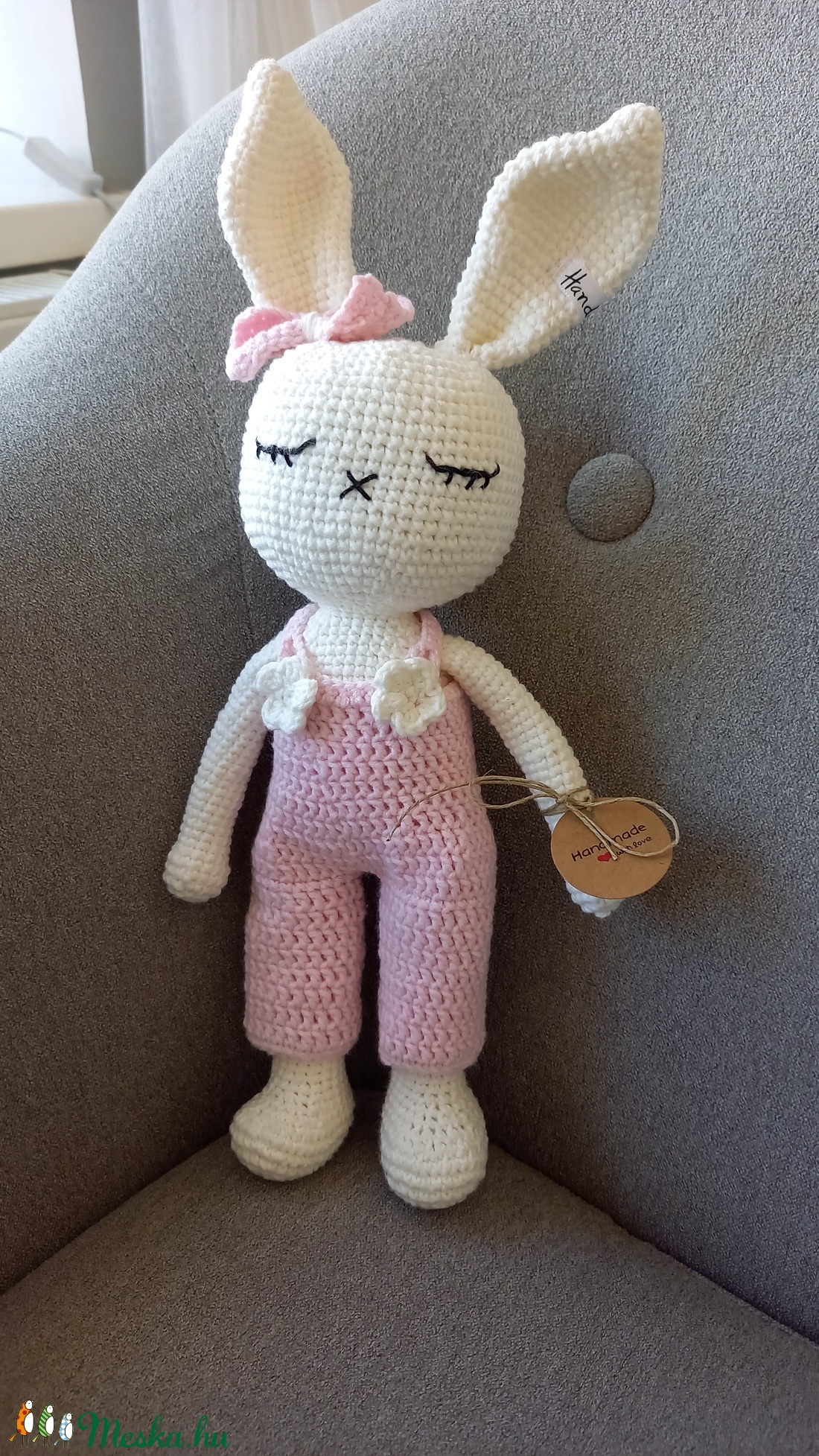 Amigurumi  horgolt Alvós nyúl  - játék & sport - Meska.hu