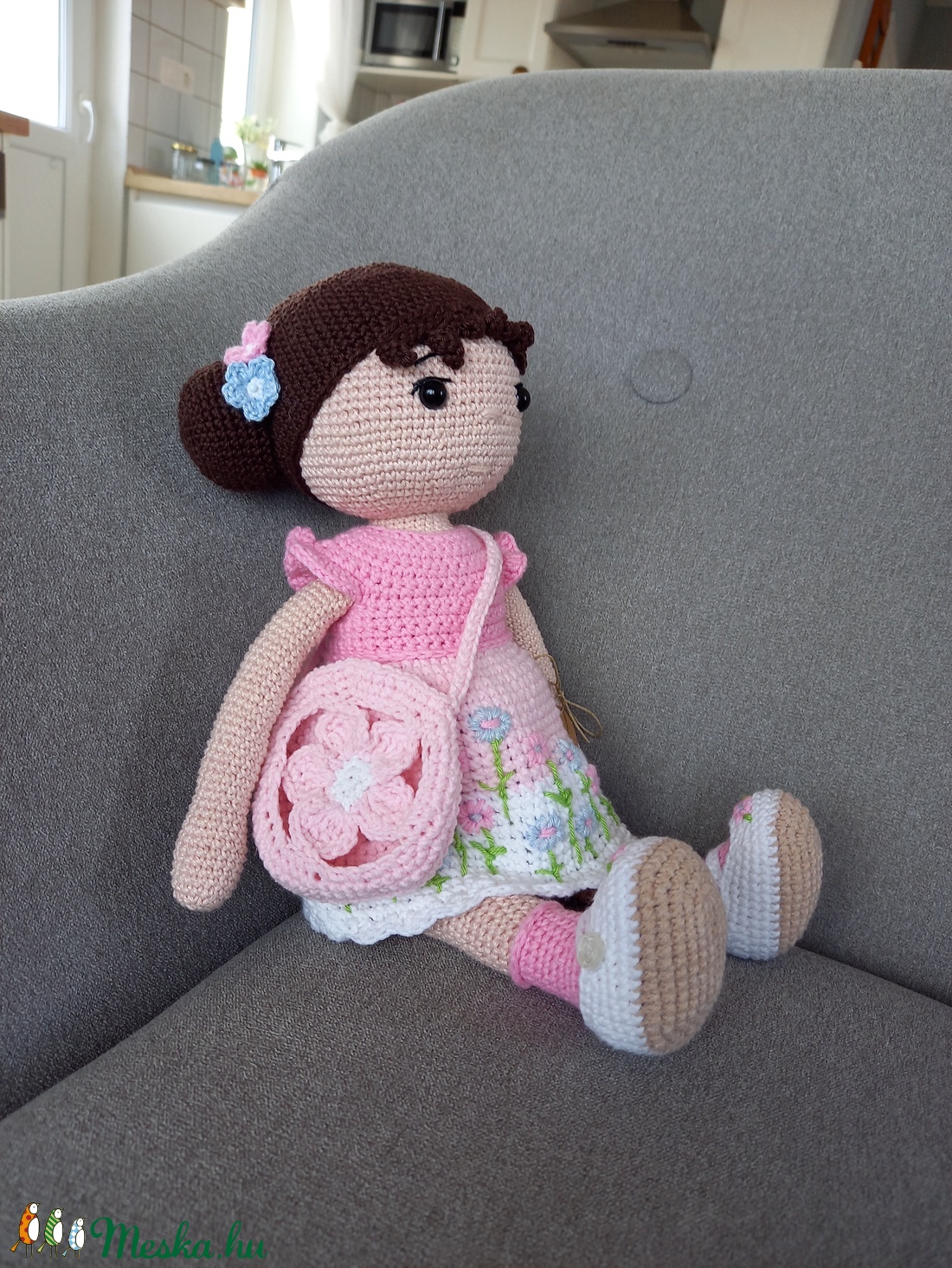 Amigurumi horgolt Hanna baba - játék & sport - Meska.hu Amigurumi horgolt Hanna baba - játék & sport - Meska.hu