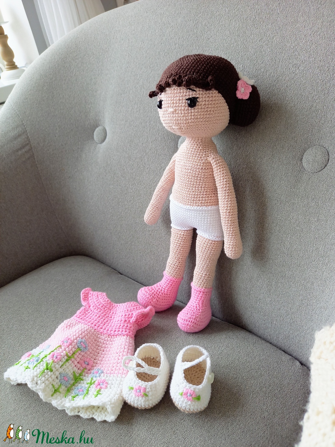Amigurumi horgolt Hanna baba - játék & sport - Meska.hu Amigurumi horgolt Hanna baba - játék & sport - Meska.hu