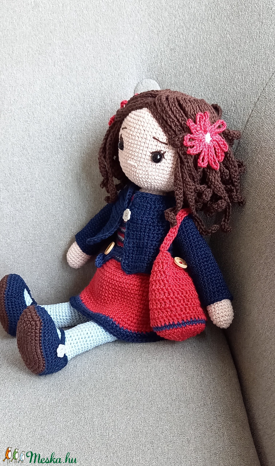 Amigurumi horgolt Marleen baba - játék & sport - Meska.hu Amigurumi horgolt Marleen baba - játék & sport - Meska.hu