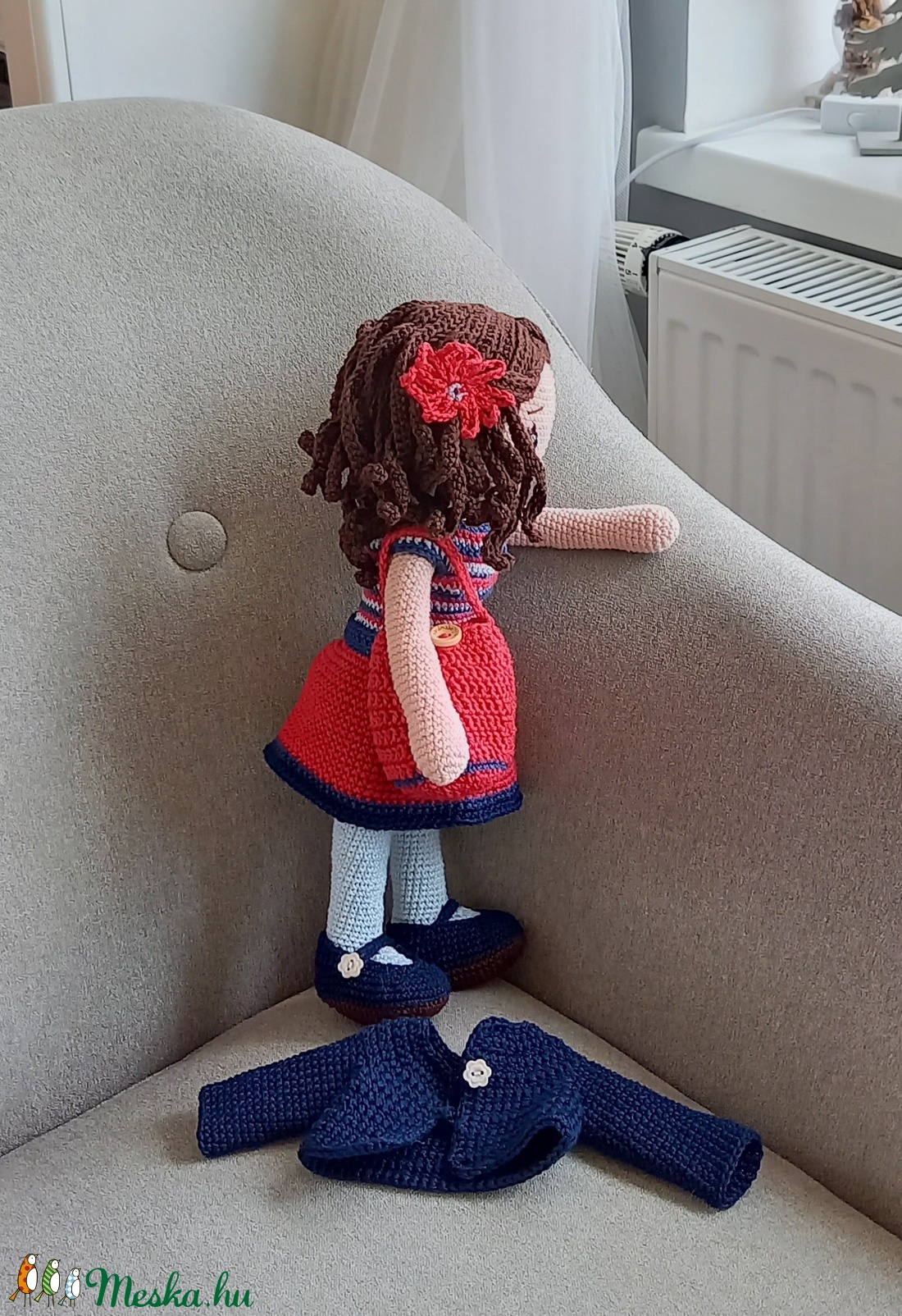 Amigurumi horgolt Marleen baba - játék & sport - Meska.hu Amigurumi horgolt Marleen baba - játék & sport - Meska.hu