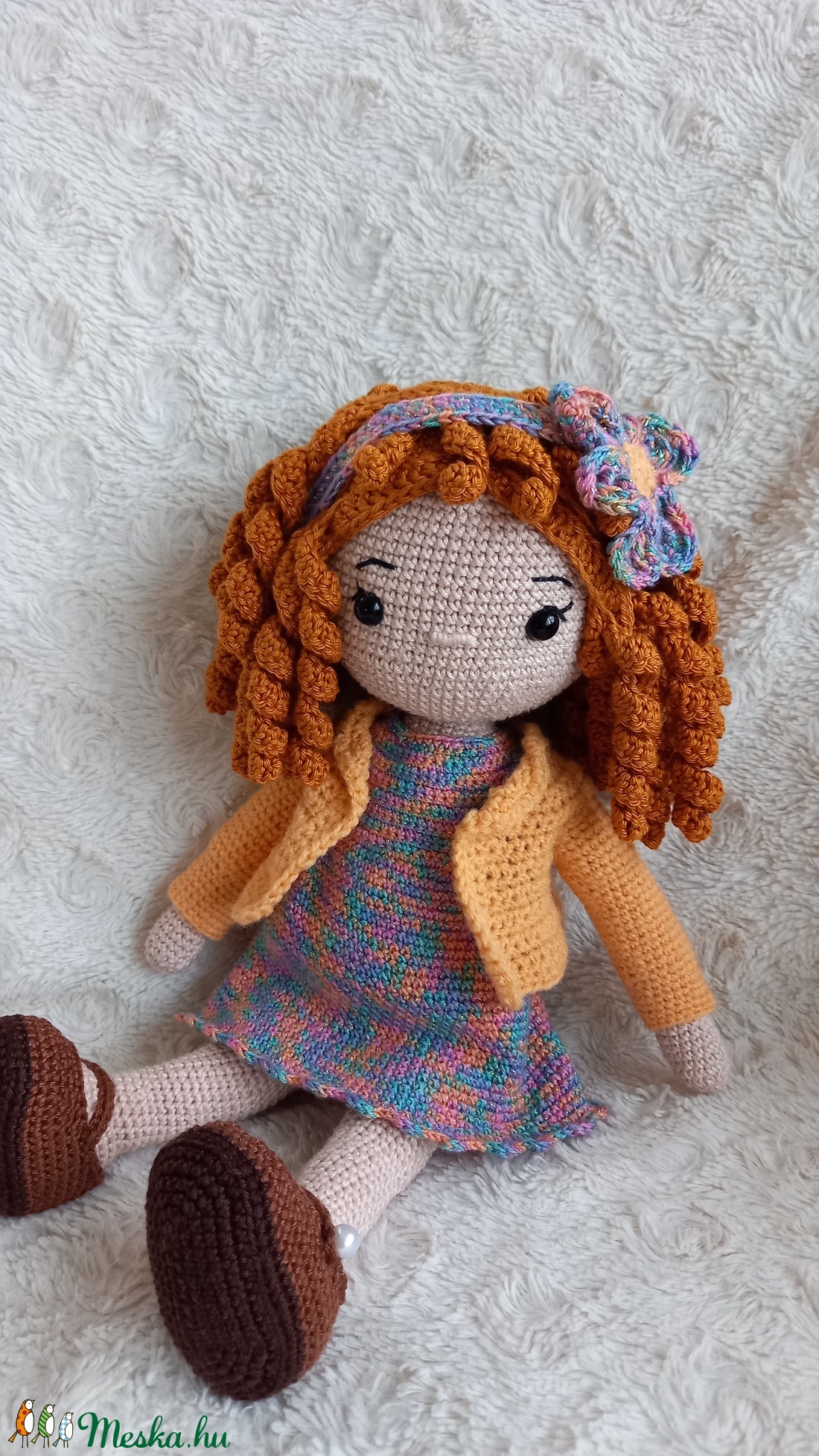Amigurumi horgolt Amy baba - játék & sport - baba & babaház - öltöztethető baba - Meska.hu
