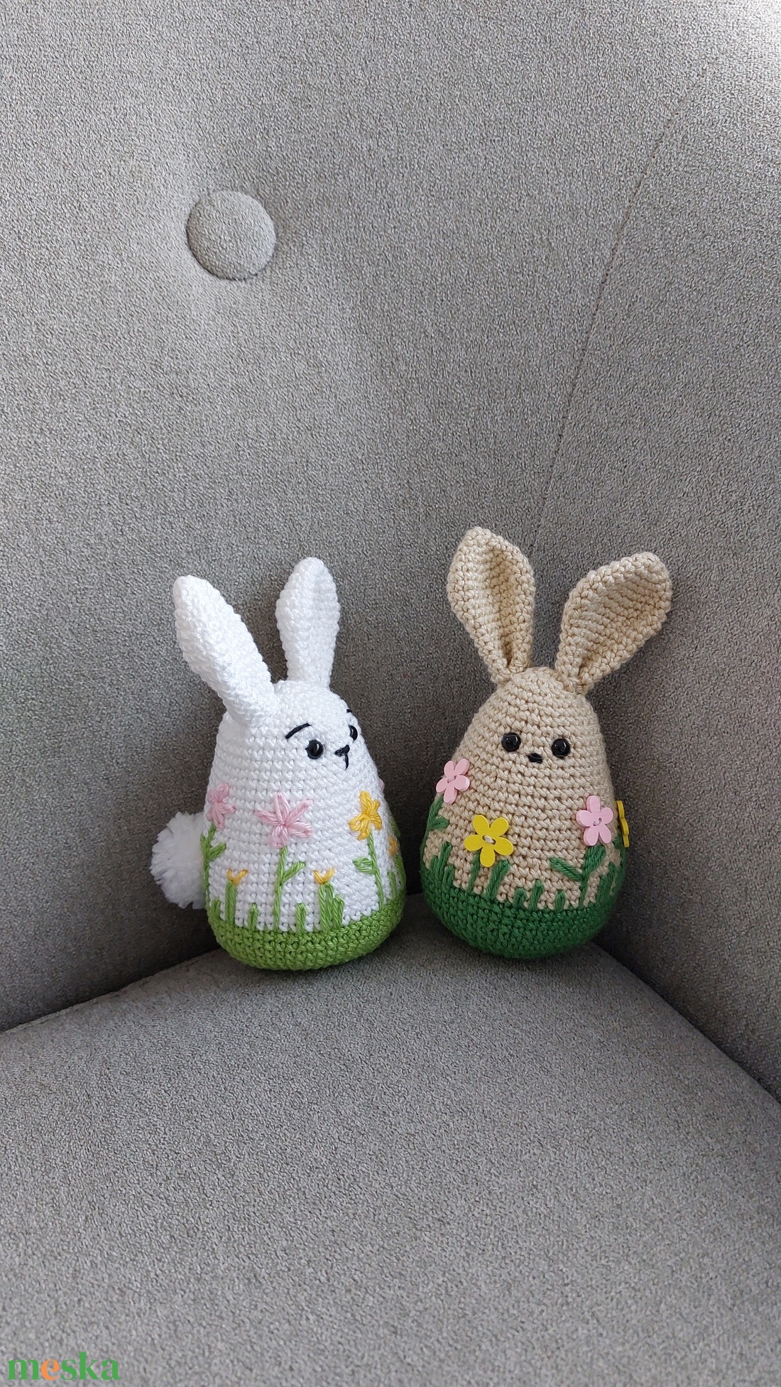 Amigurumi horgolt nyuszi tojás  - otthon & életmód - konyhafelszerelés, tálalás - konyhai tárolás - tea & kávé tárolás - Meska.hu