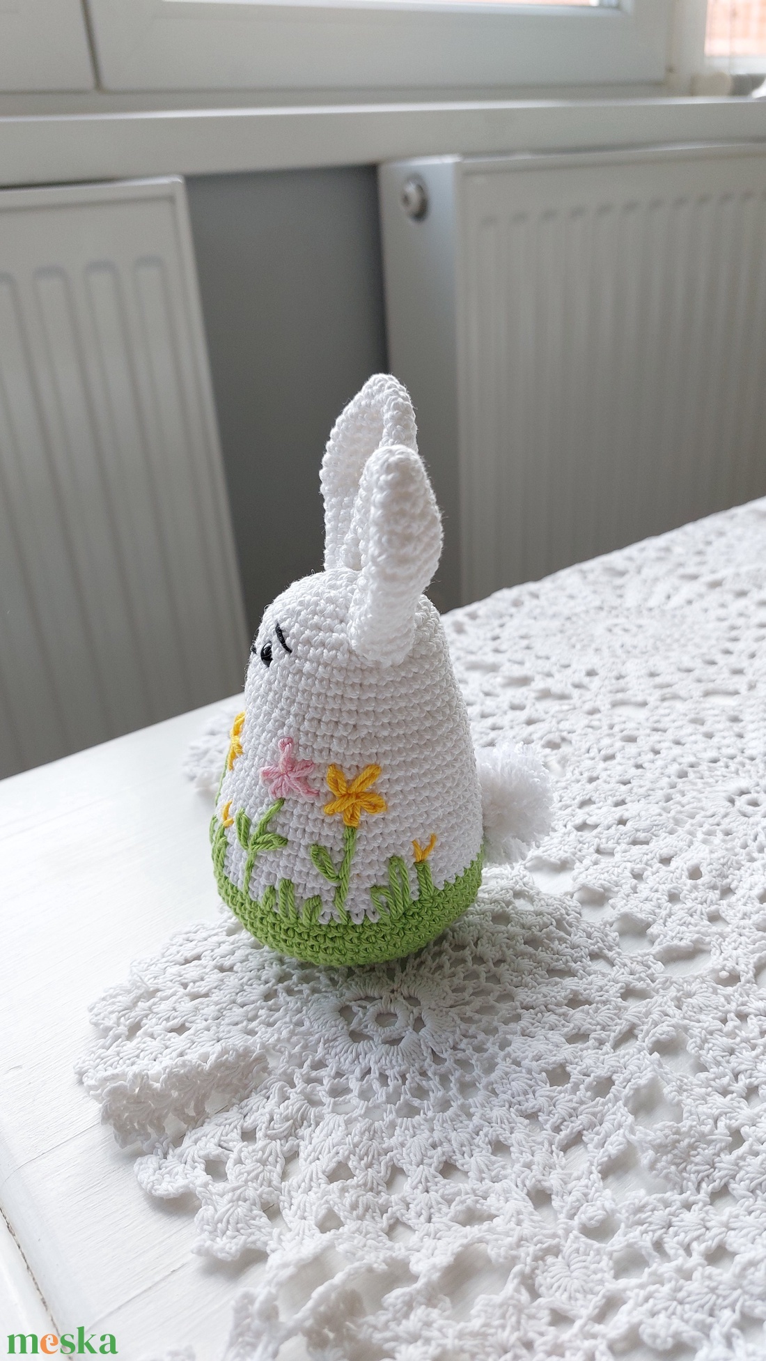 Amigurumi horgolt nyuszi tojás  - otthon & életmód - konyhafelszerelés, tálalás - konyhai tárolás - tea & kávé tárolás - Meska.hu