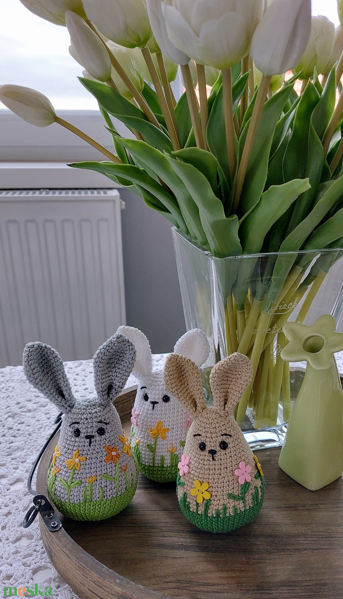 Amigurumi horgolt nyuszi tojás  - otthon & életmód - konyhafelszerelés, tálalás - konyhai tárolás - tea & kávé tárolás - Meska.hu