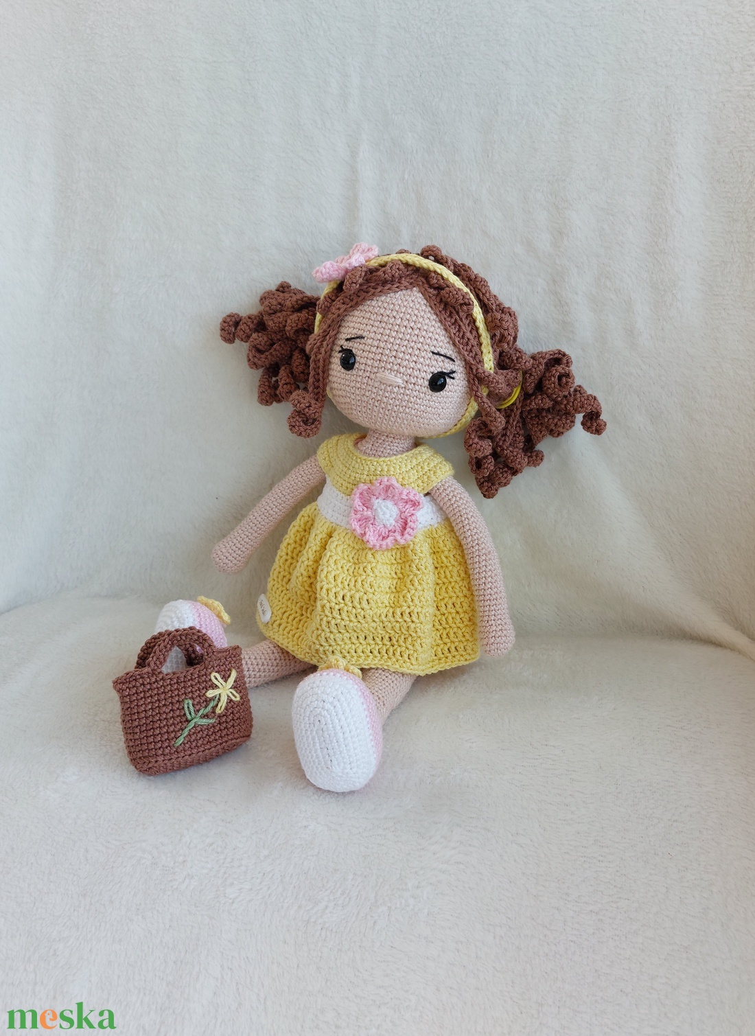 Amigurumi horgolt Alina baba - játék & sport - baba & babaház - öltöztethető baba - Meska.hu Amigurumi horgolt Alina baba - játék & sport - baba & babaház - öltöztethető baba - Meska.hu