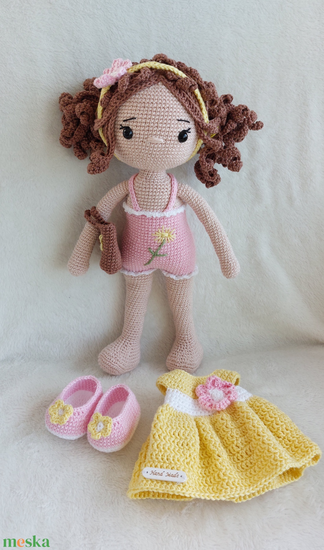 Amigurumi horgolt Alina baba - játék & sport - baba & babaház - öltöztethető baba - Meska.hu Amigurumi horgolt Alina baba - játék & sport - baba & babaház - öltöztethető baba - Meska.hu