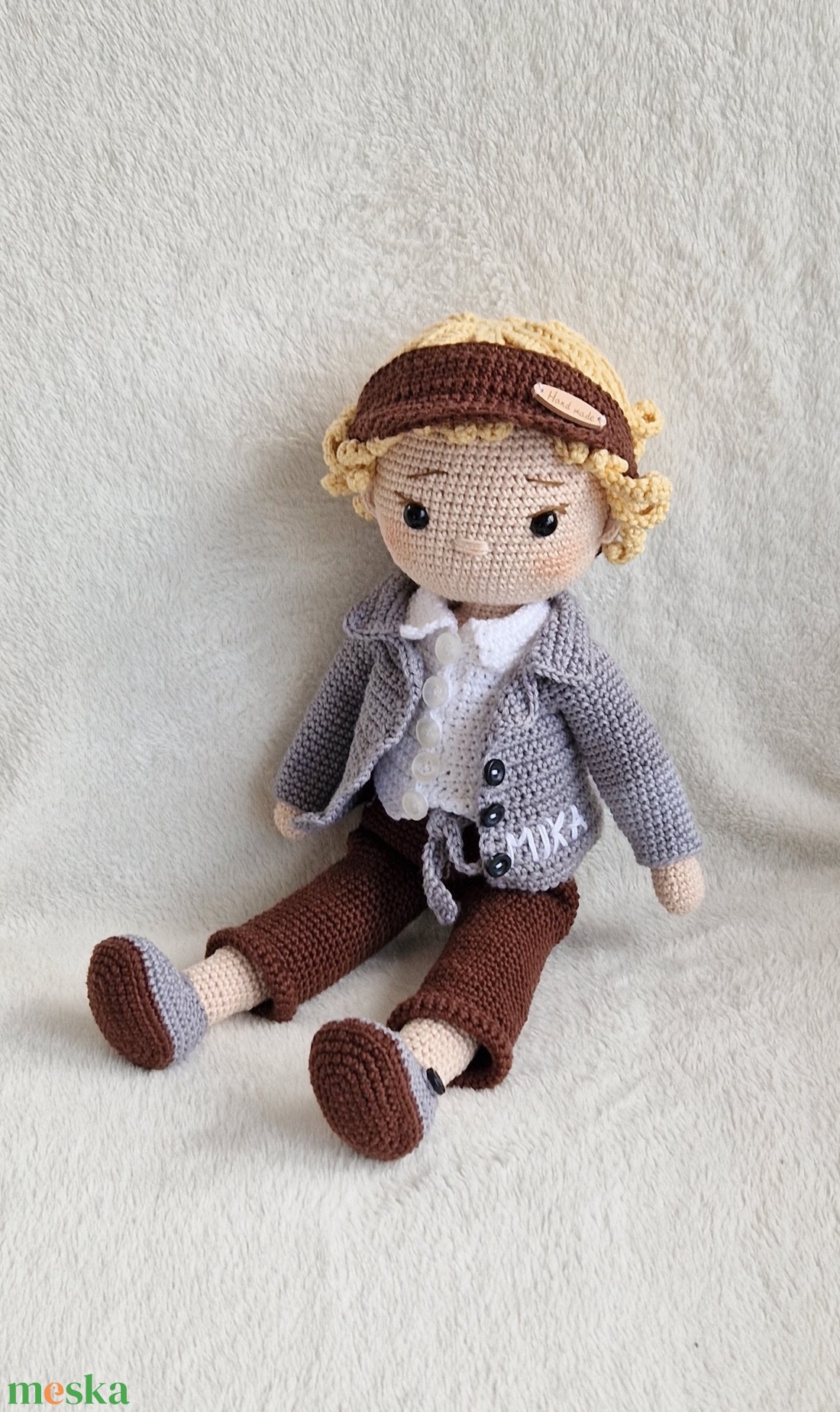 Amigurumi horgolt Mika baba - játék & sport - baba & babaház - öltöztethető baba - Meska.hu Amigurumi horgolt Mika baba - játék & sport - baba & babaház - öltöztethető baba - Meska.hu