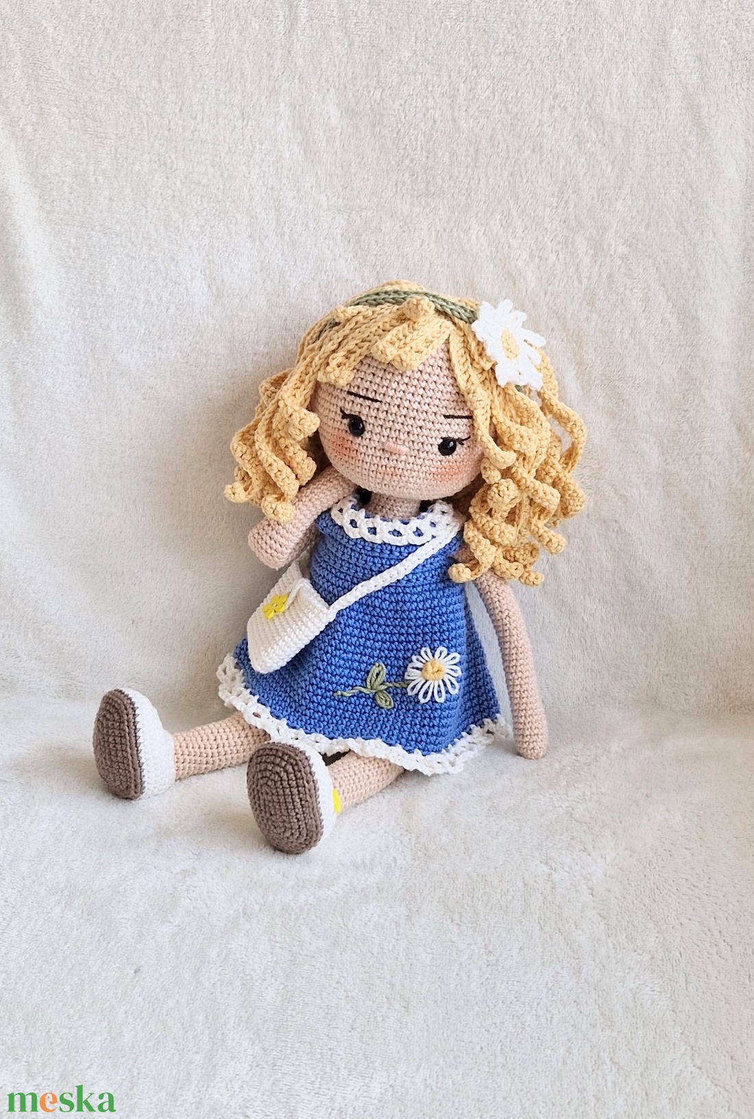 Amigurumi horgolt Lotte baba - játék & sport - baba & babaház - öltöztethető baba - Meska.hu