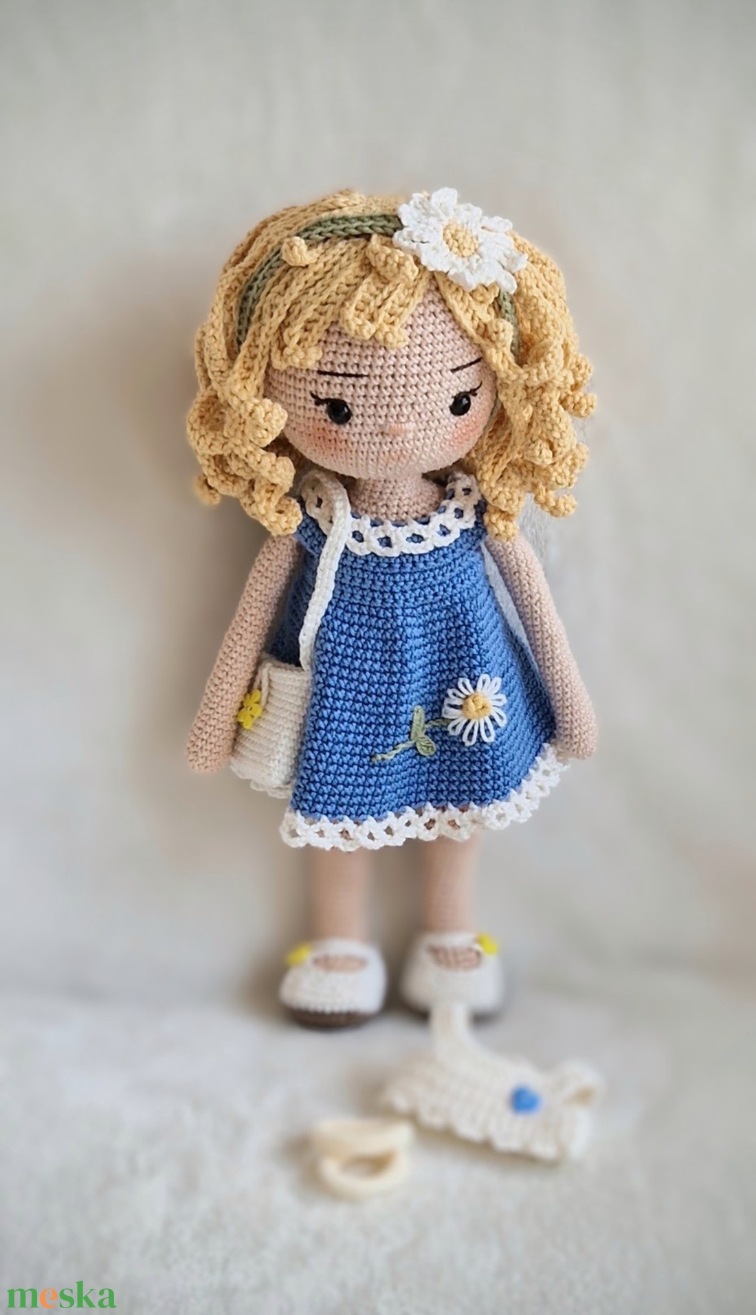 Amigurumi horgolt Lotte baba - játék & sport - baba & babaház - öltöztethető baba - Meska.hu