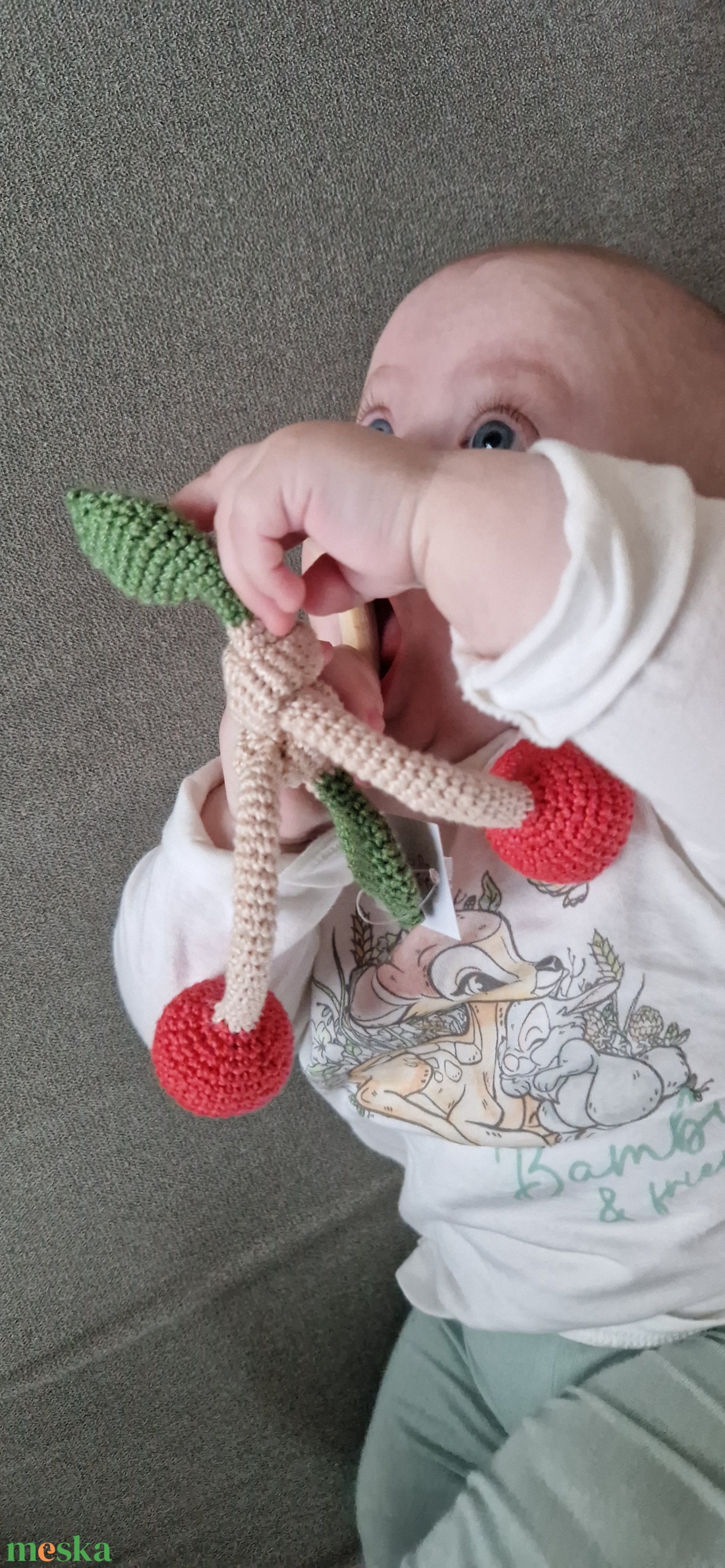 Amigurumi horgolt baba csörgő  - játék & sport - Meska.hu