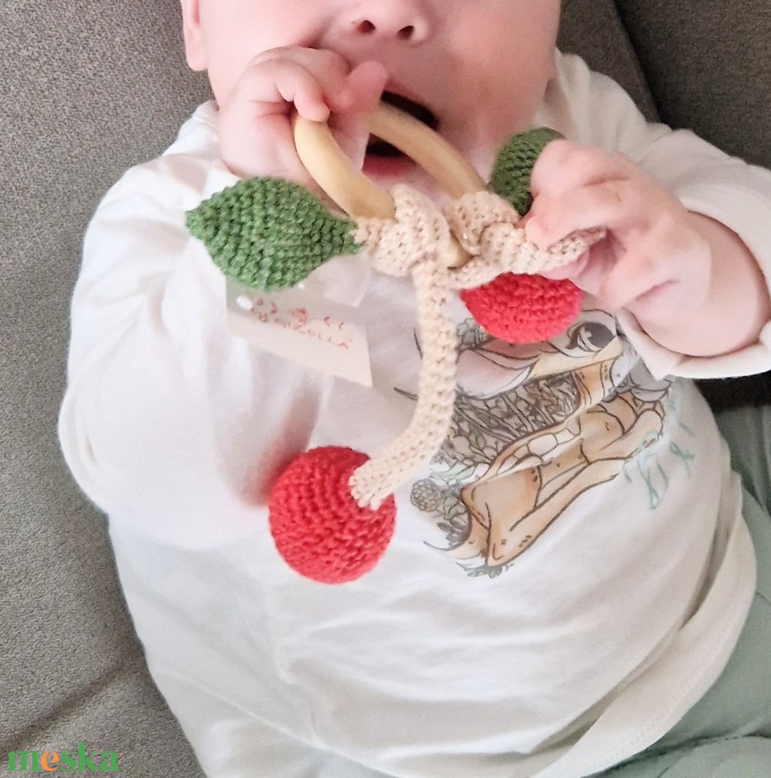 Amigurumi horgolt baba csörgő  - játék & sport - Meska.hu