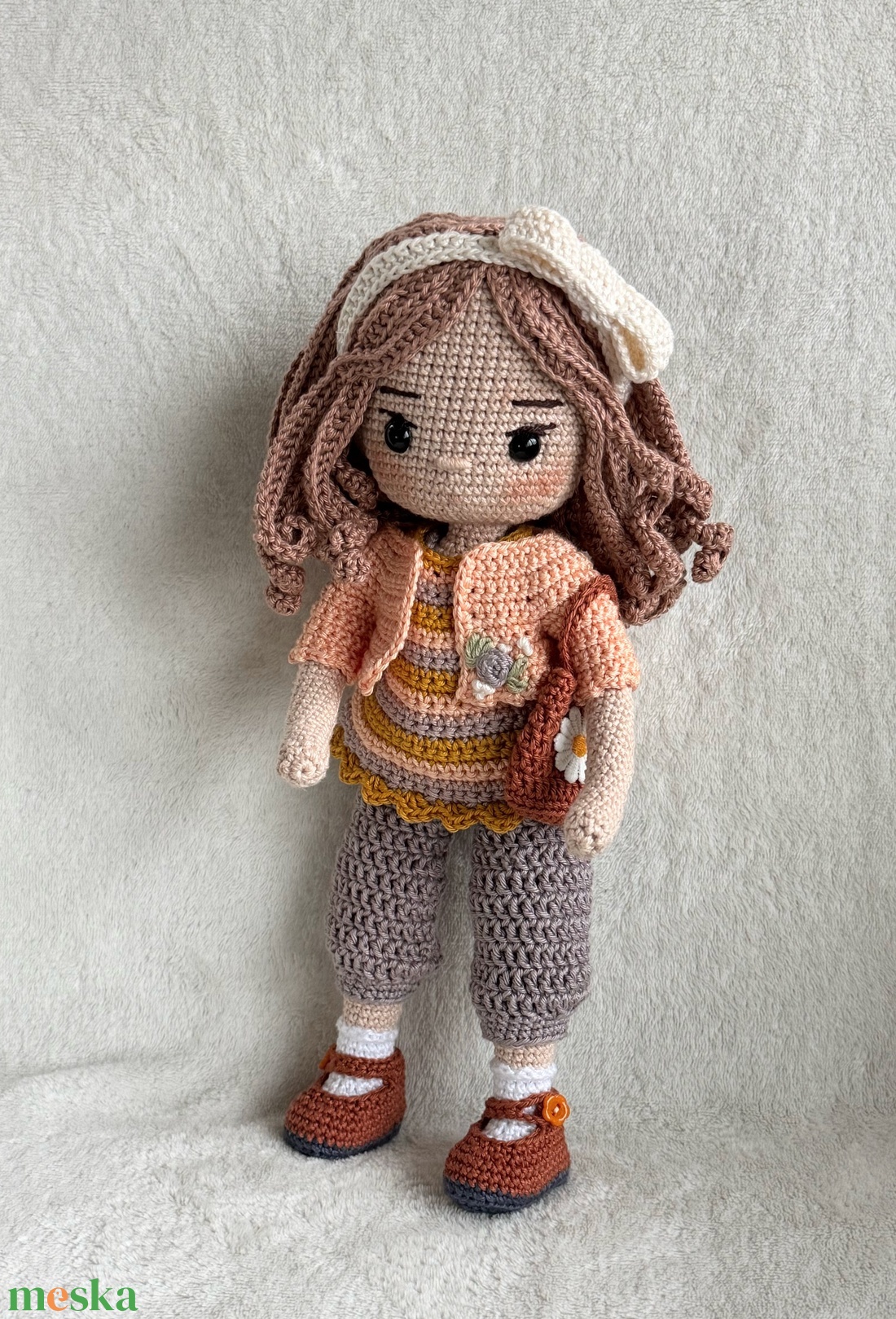 Amigurumi Lara baba - játék & sport - baba & babaház - öltöztethető baba - Meska.hu