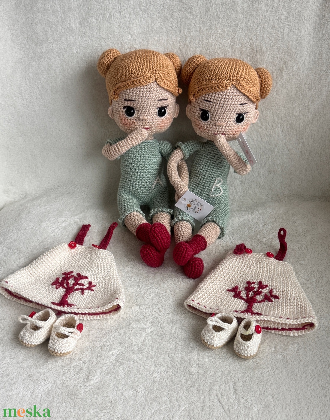 Amigurumi Dorka babák - játék & sport - baba & babaház - öltöztethető baba - Meska.hu Amigurumi Dorka babák - játék & sport - baba & babaház - öltöztethető baba - Meska.hu