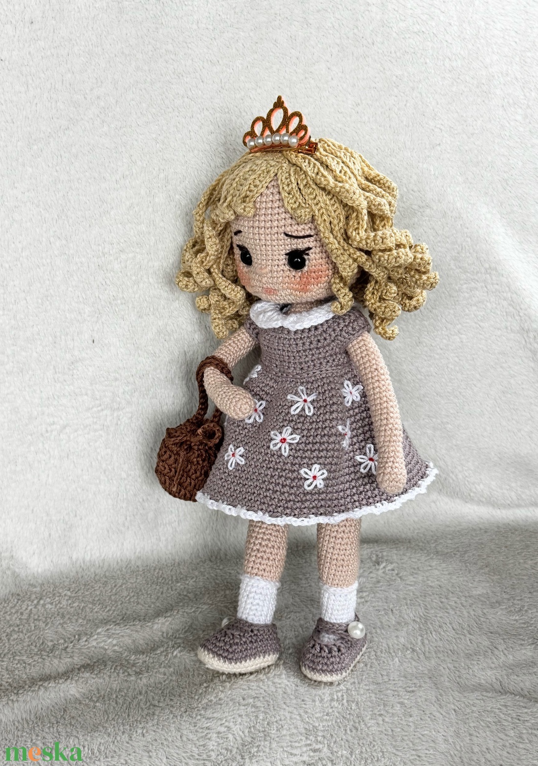 Amigurumi Hanna baba - játék & sport - baba & babaház - öltöztethető baba - Meska.hu