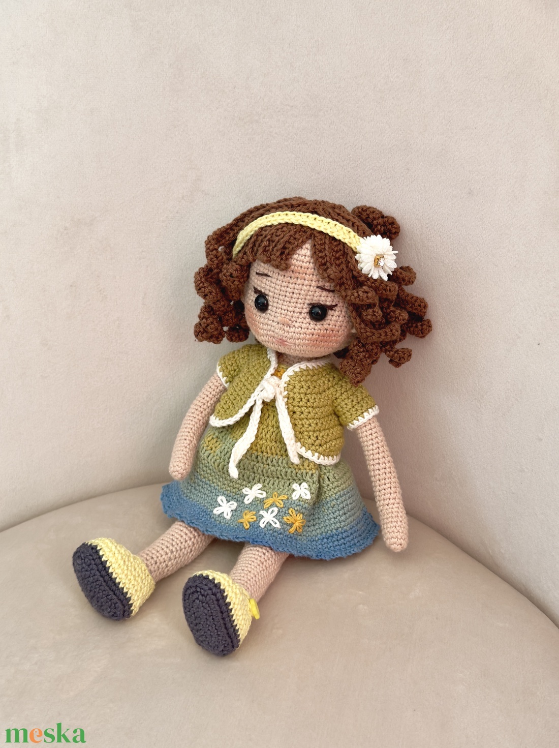 Amigurumi Chloe baba - játék & sport - baba & babaház - öltöztethető baba - Meska.hu