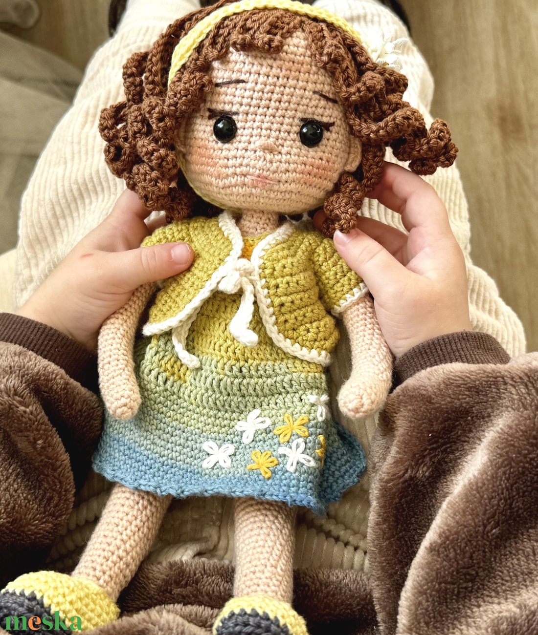 Amigurumi Chloe baba - játék & sport - baba & babaház - öltöztethető baba - Meska.hu