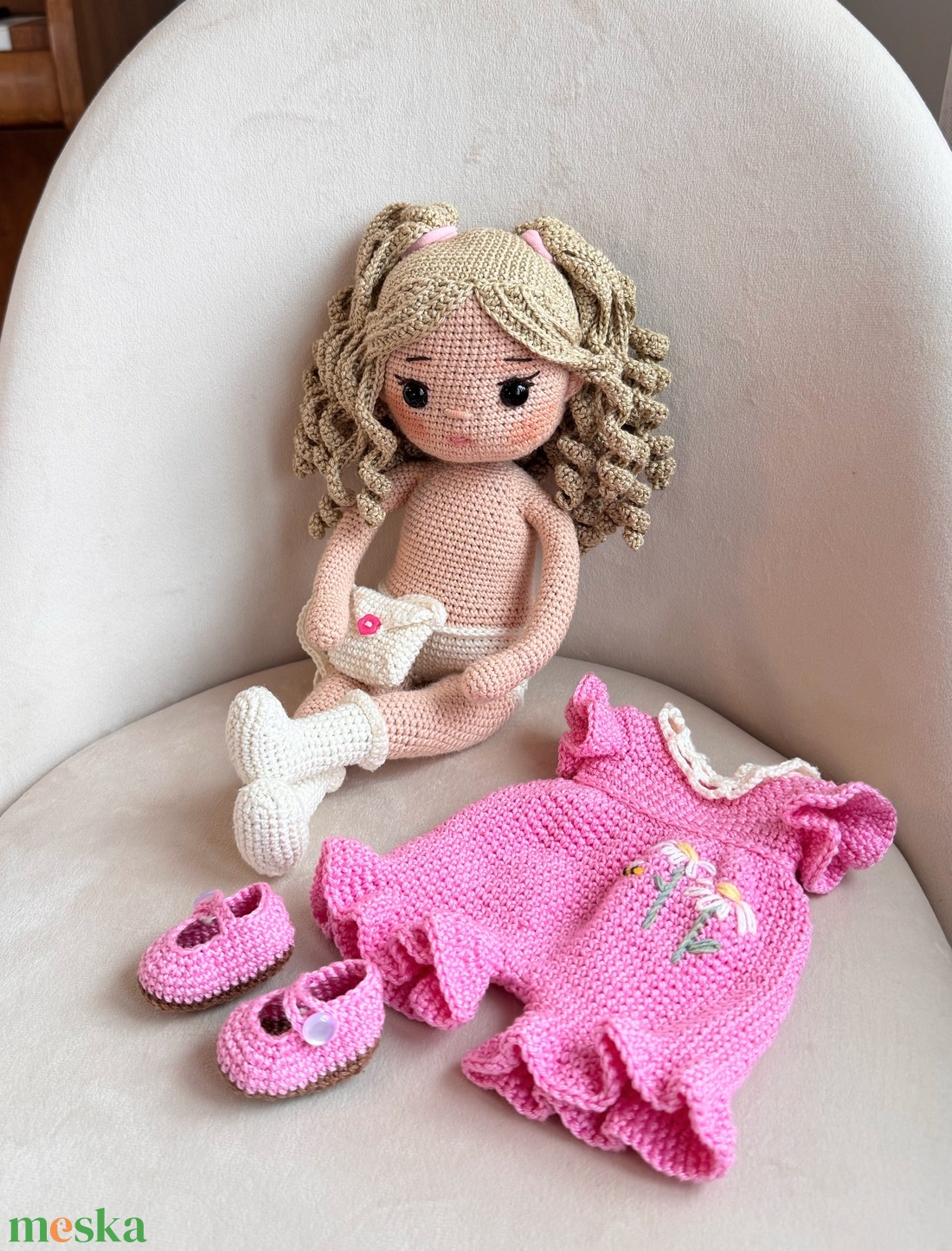 Amigurumi Marleen baba - játék & sport - baba & babaház - öltöztethető baba - Meska.hu Amigurumi Marleen baba - játék & sport - baba & babaház - öltöztethető baba - Meska.hu