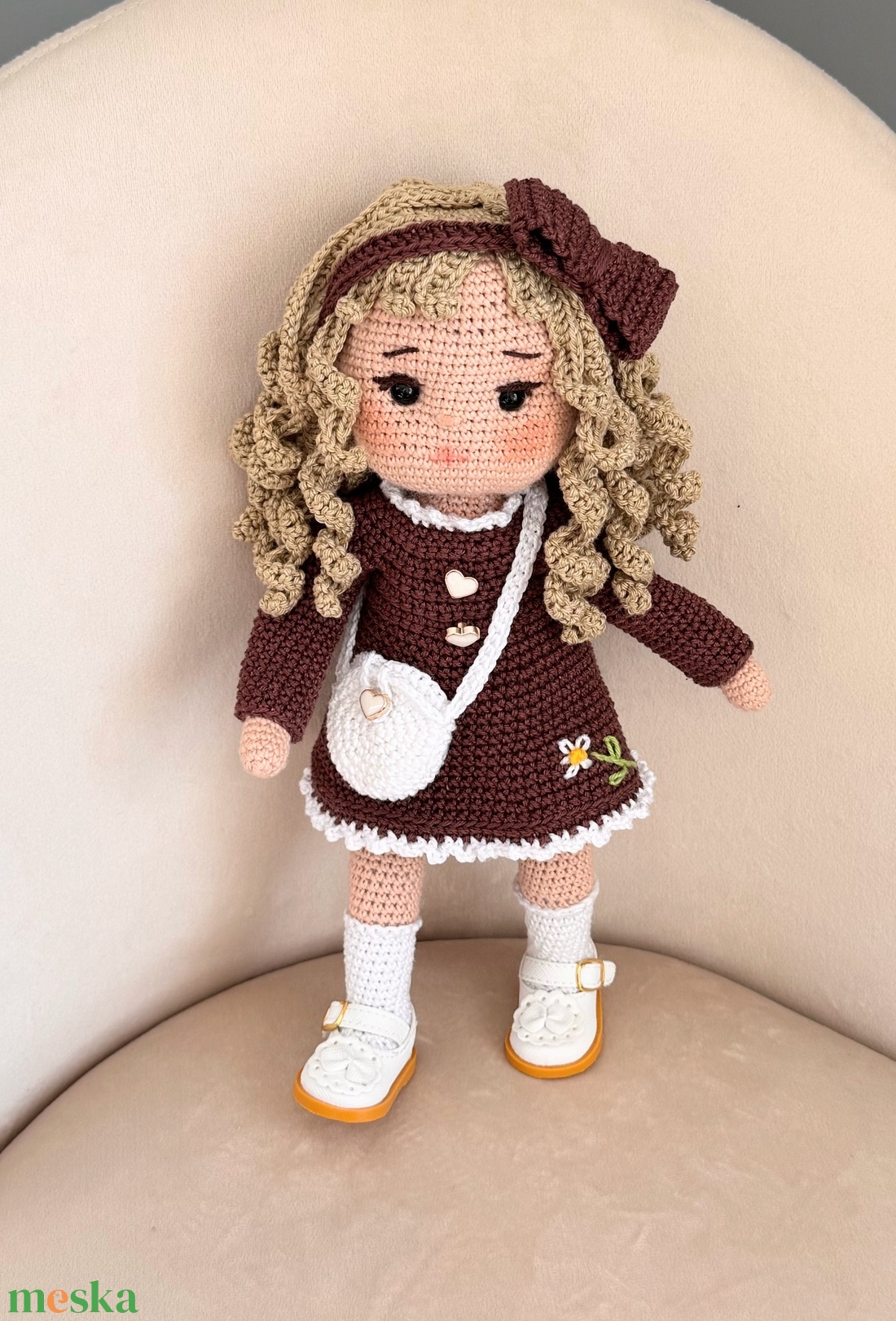 Amigurumi Naemi baba - játék & sport - baba & babaház - öltöztethető baba - Meska.hu Amigurumi Naemi baba - játék & sport - baba & babaház - öltöztethető baba - Meska.hu